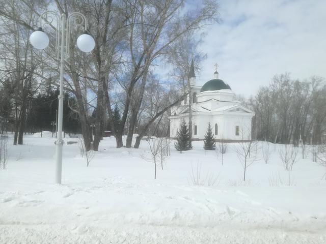 Church of the Holy Ancestors in winter.