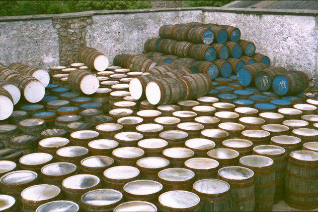 Casks at Ardbeg