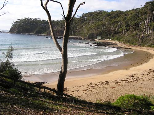 A very quiet and unspoiled beach on the bay