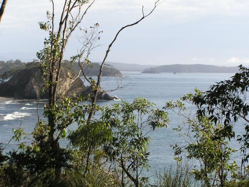 Looking into the bay from the south