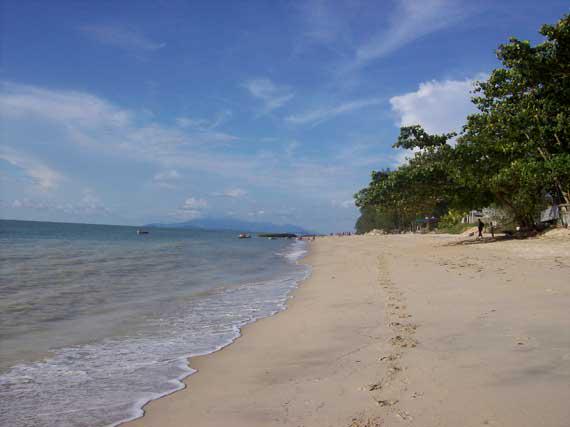 Along the sandy strip of Batu Ferringhi