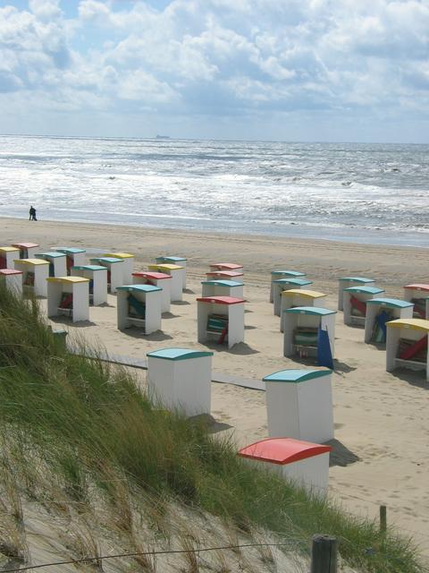 Beach huts at Katwijk aan Zee.