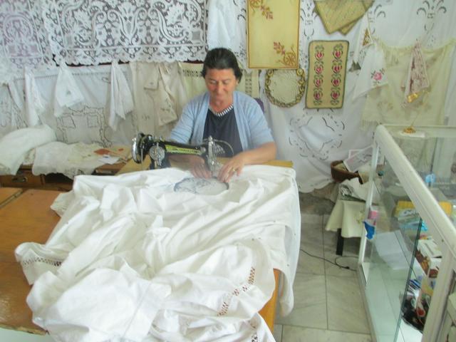 Embroidery in Berat Castle