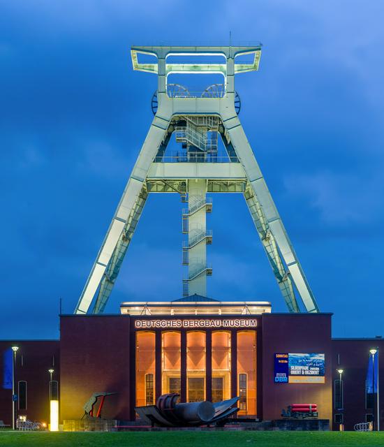 Landmark of Bochum—the Pitheardtower of the German Mining Museum
