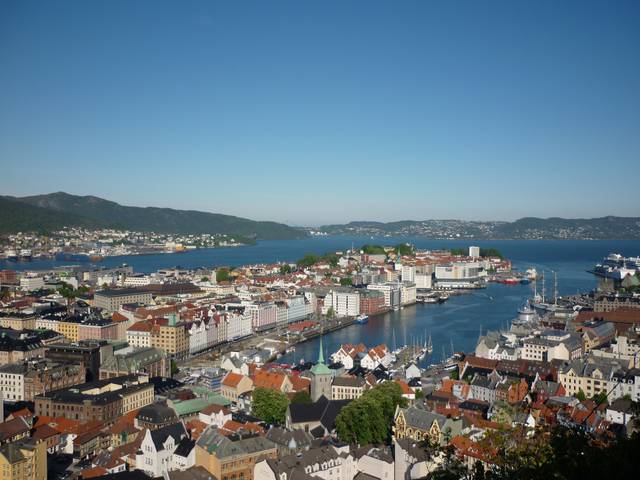 View from Mount Fløyen