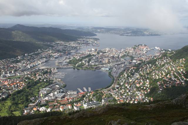 Panoramic view of Bergen