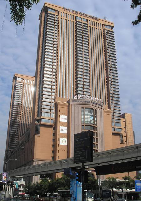 Berjaya Times Square, a shopping mall so big it also has an amusement park.