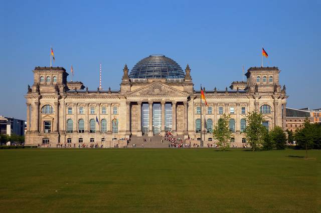 The Bundestag in Berlin is the legislature. It gathers in this historical building from 1894, which is called Reichstag.