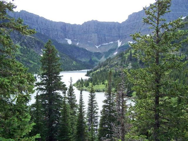 Bertha Lake in Waterton Lakes National Park