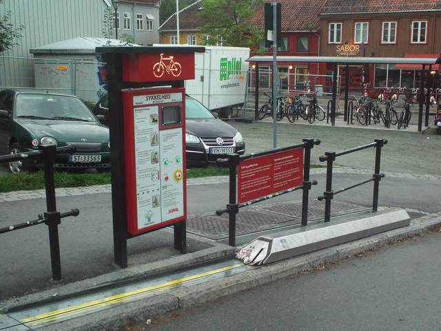 The bike lift