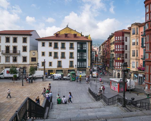 Unamuno Square in the old town