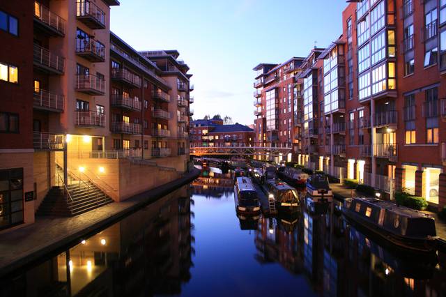 Birmingham is known for its canals