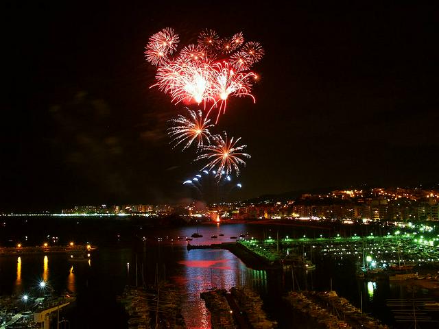 Fireworks at Blanes.