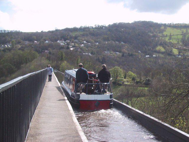 Boat on the Pontcysyllte Aqueduct