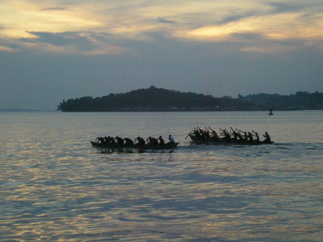 Boat race in Tanjung Pinang