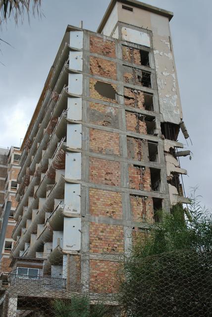 Bombed out building in Varosha