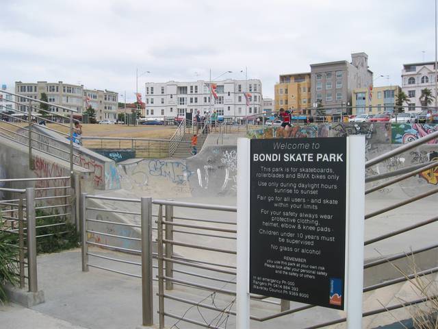 Bondi skate park