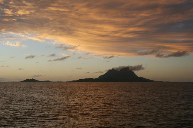 Sunset at Bora Bora