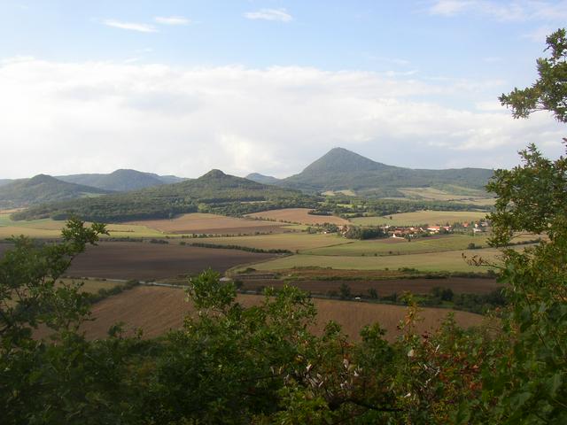 Beatiful landscape in České Středohoří