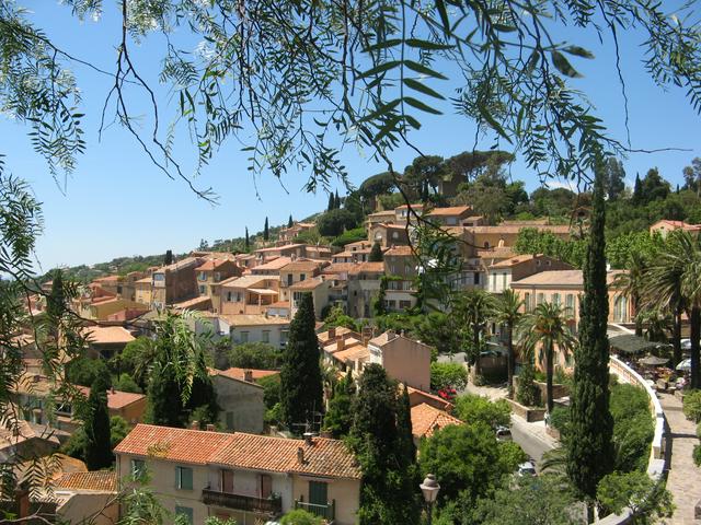 The old centre of Bormes-les-Mimosas