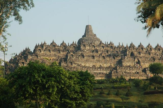 Borobudur as seen from the east