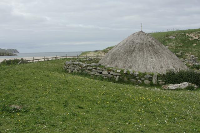 The house with beach in the background