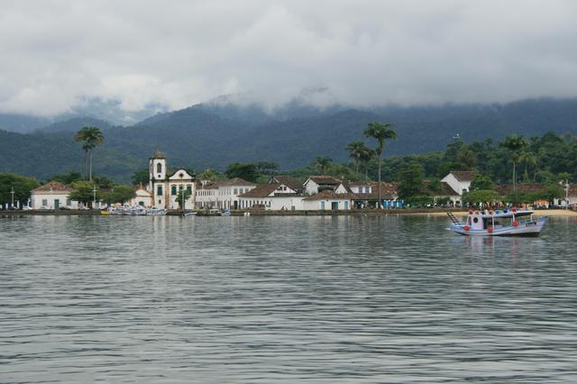 View of Paraty from the water