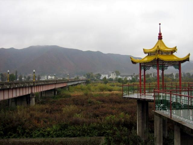 Bridge to North Korea over the Tumen river