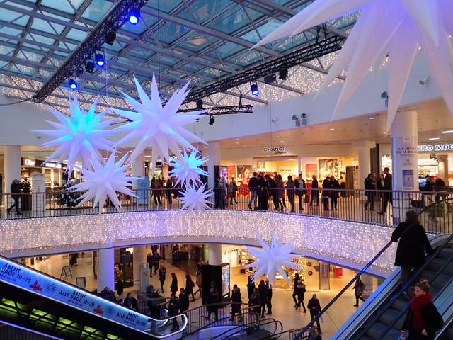Bruun's Galleri, one of several shopping malls with specialty stores in the city centre.