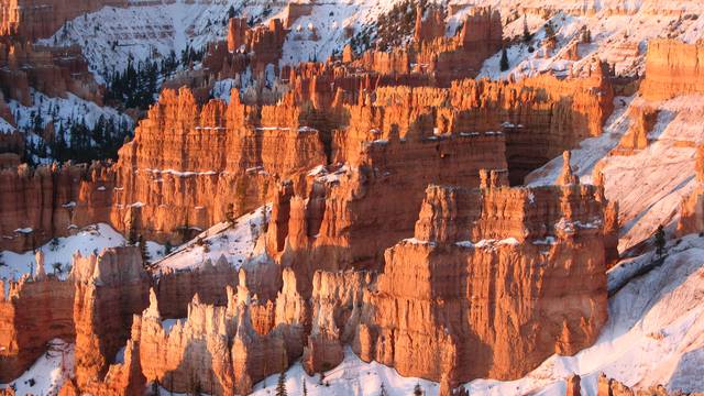 Bryce Canyon in the snow