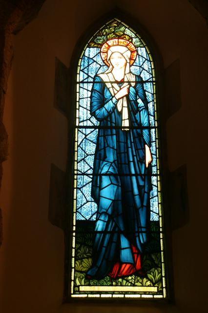 Stained-glass window by Edward Burne-Jones in Rottingdean Church