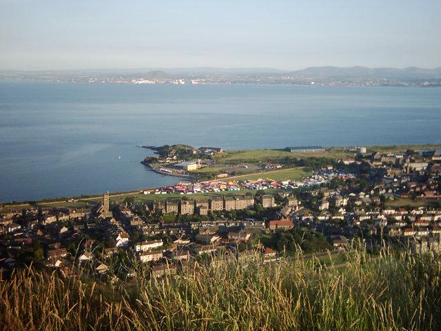 Burntisland from the top of The Binn