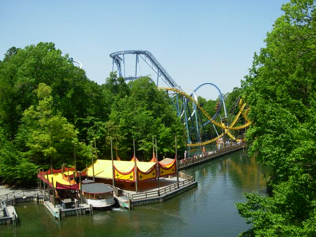Busch Gardens Europe offers many thrills, including the floorless drop-coaster, Griffon
