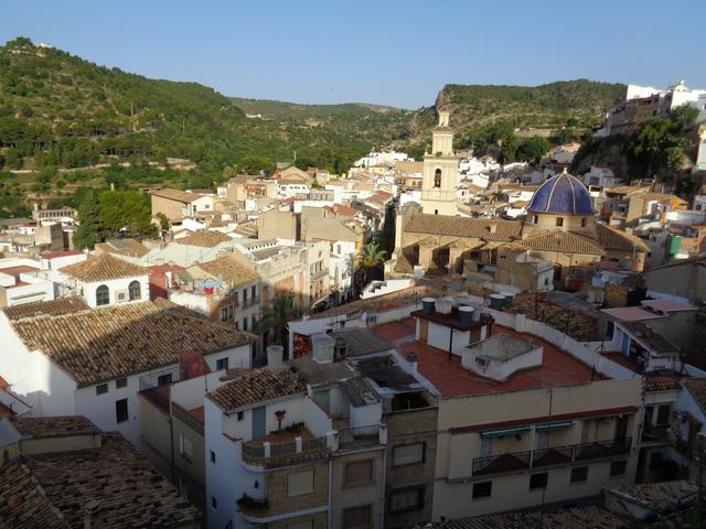 View of Buñol from the castle