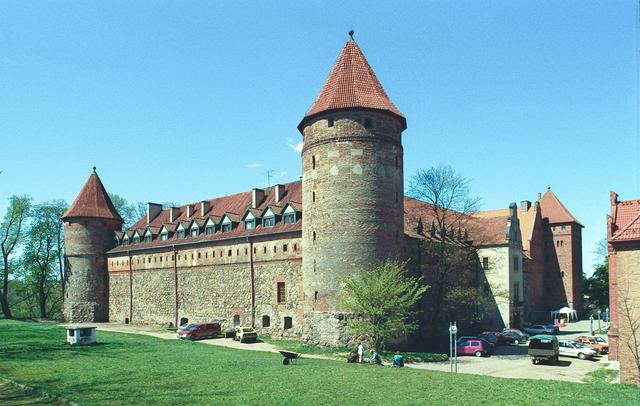 The Teutonic castle is the main sight in town.