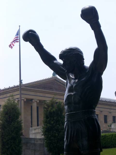 Rocky statue outside the Philadelphia Museum of Art