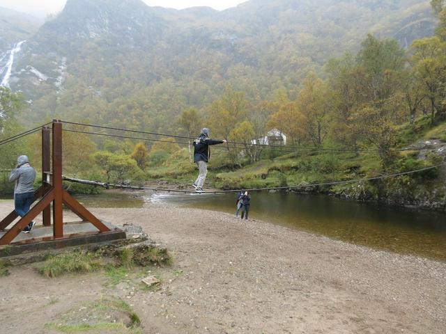 Cable Bridge to Steall Falls