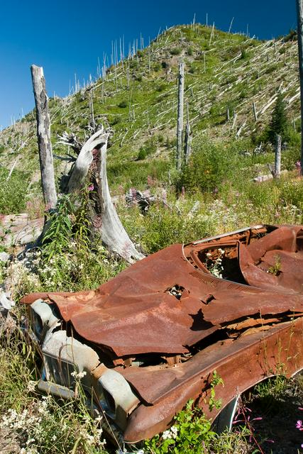 The raw destruction caused by the 1980 eruption can still be seen.