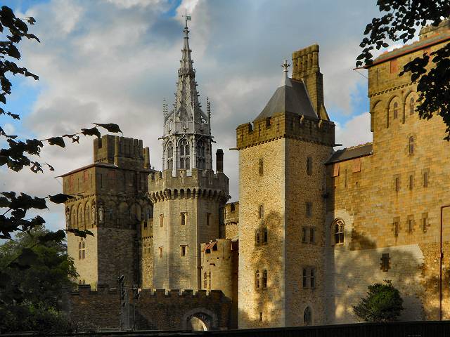 Cardiff Castle at the heart of the city