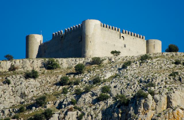 The castle above the town