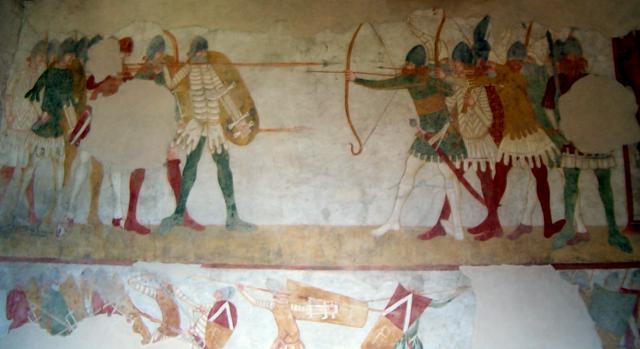 Frescos at the Castello di Avio