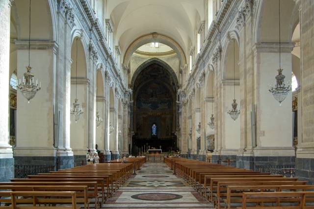 Interior of the Duomo (Cattedrale Sant' Agata)