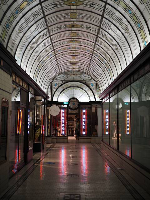 Cathedral Arcade, an art deco ground floor arcade of the Nicholas Building