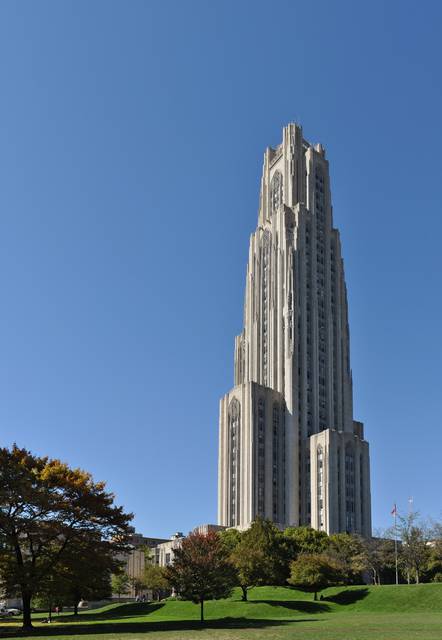 The Cathedral of Learning at the University of Pittsburgh
