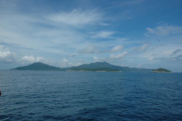 Cham Islands as seen from Cua Dai Beach, Hoi An