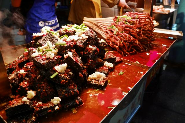 Street store selling stinky tofu