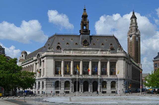 The town hall of Charleroi