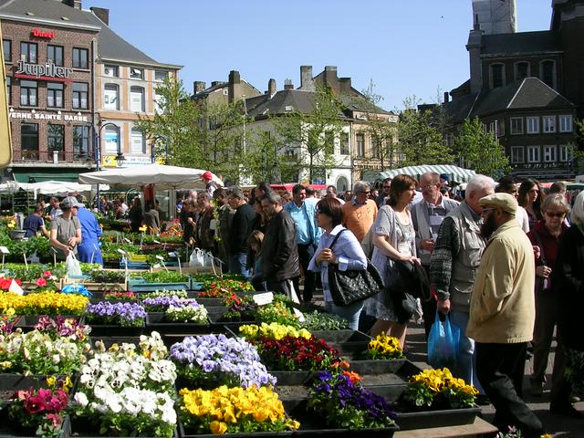 Sunday market on Place Charles II