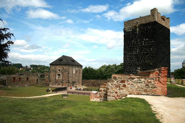 Cheb castle with the Black tower