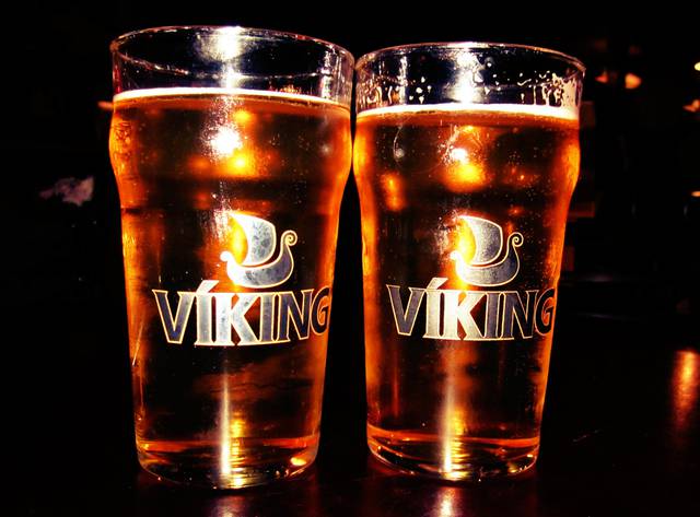 Yes, you can get Viking beer in Iceland